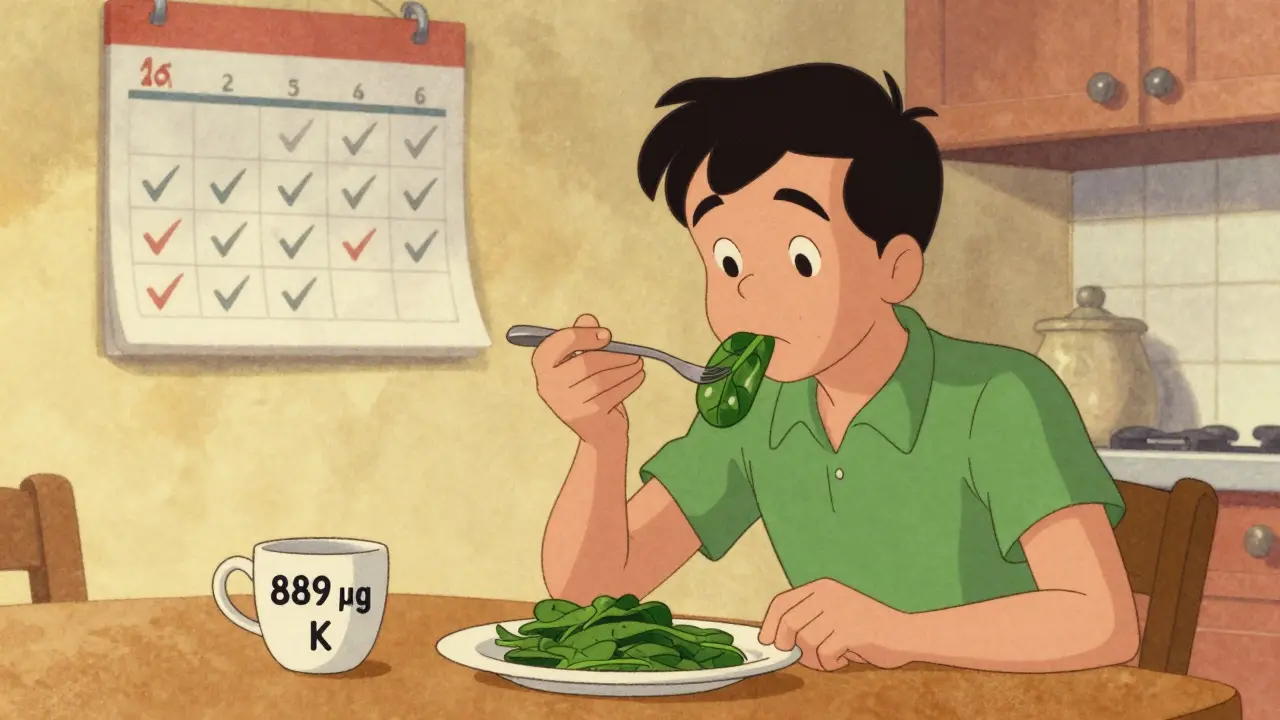 Vitamin K Foods on Warfarin: How to Eat Consistently for Stable Blood Thinning