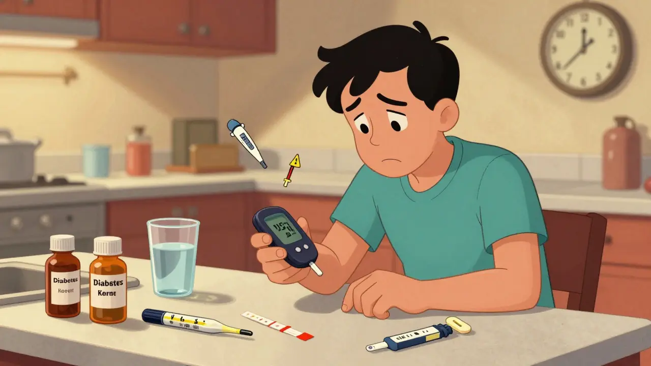 Sick Day Rules for Diabetes Medications: How to Prevent DKA and AKI During Illness
